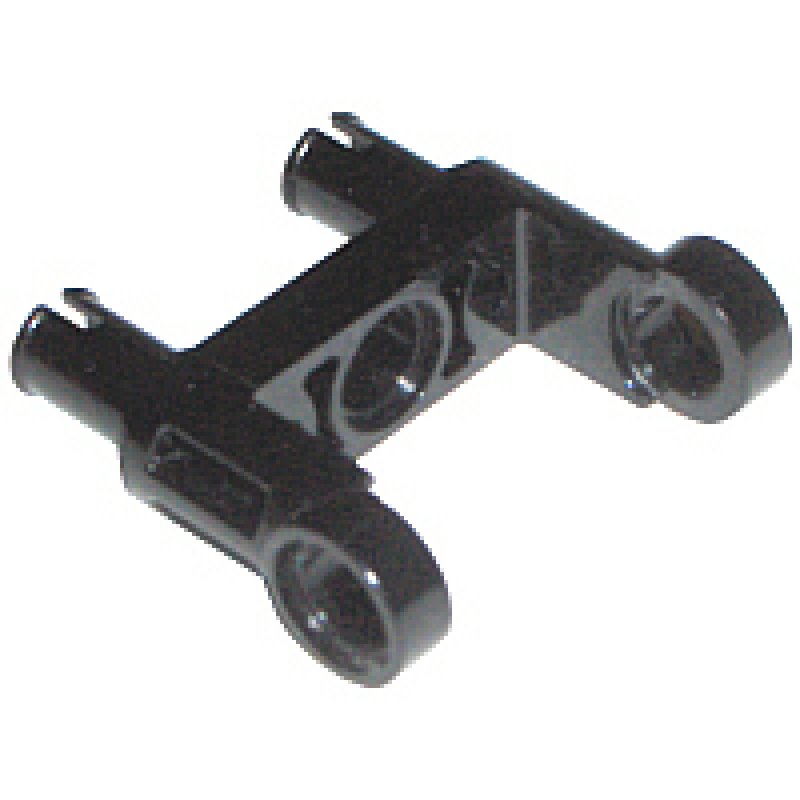 Technic Pin Koppeling met 2 pinnen Black